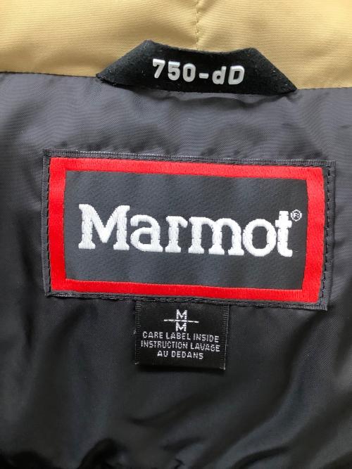 MARMOT（マーモット）MARMOT (マーモット) TOMSJK80SP　ダウンジャケット ベージュ×ブラック サイズ:Mの古着・服飾アイテム