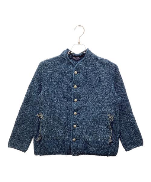 45R（フォーティファイブ・アール）45R (フォーティファイブ・アール) 厚手カーディガン ネイビー サイズ:Mの古着・服飾アイテム