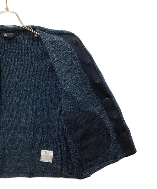 45R（フォーティファイブ・アール）45R (フォーティファイブ・アール) 厚手カーディガン ネイビー サイズ:Mの古着・服飾アイテム