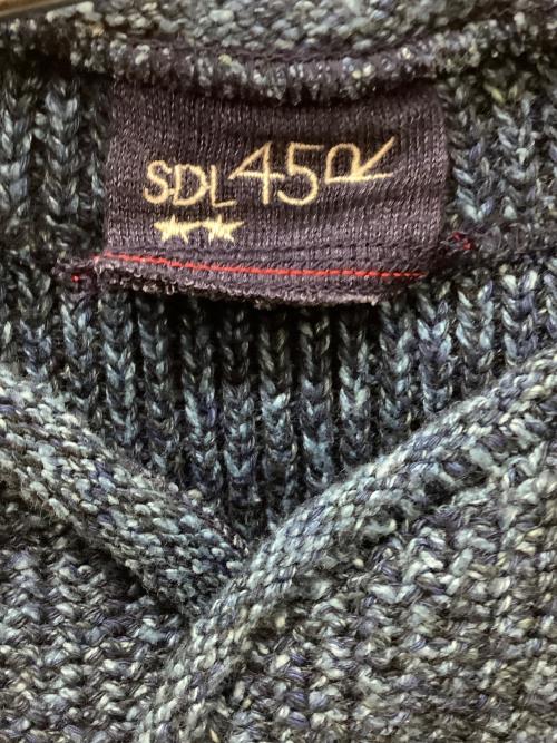 45R（フォーティファイブ・アール）45R (フォーティファイブ・アール) 厚手カーディガン ネイビー サイズ:Mの古着・服飾アイテム