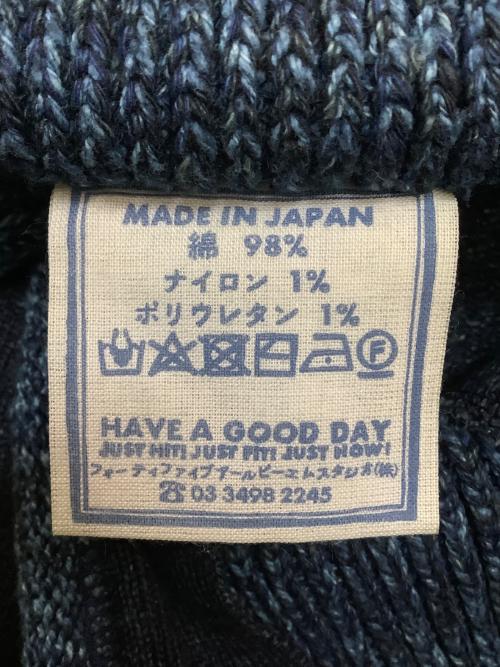 45R（フォーティファイブ・アール）45R (フォーティファイブ・アール) 厚手カーディガン ネイビー サイズ:Mの古着・服飾アイテム