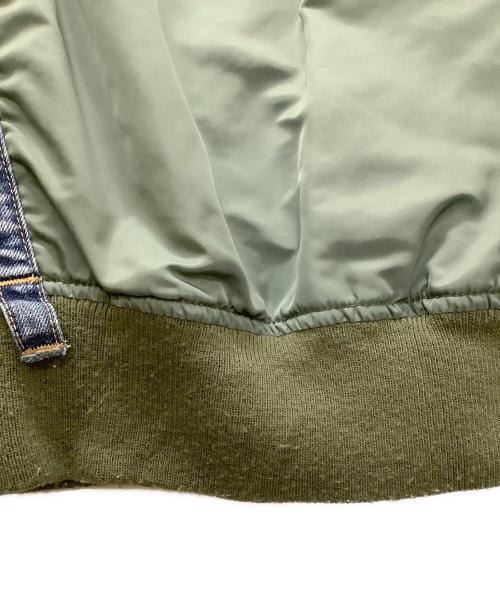 AVIREX（アヴィレックス）AVIREX (アヴィレックス) 6162046　フライトジャケット グリーン×ブルー サイズ:Mの古着・服飾アイテム