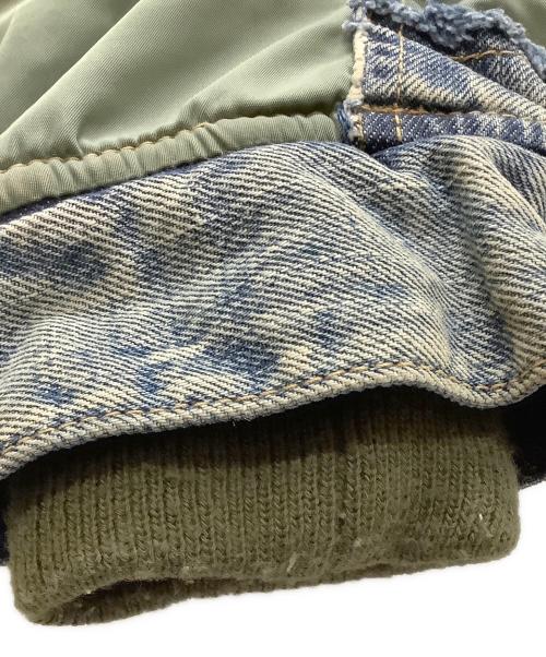 AVIREX（アヴィレックス）AVIREX (アヴィレックス) 6162046　フライトジャケット グリーン×ブルー サイズ:Mの古着・服飾アイテム