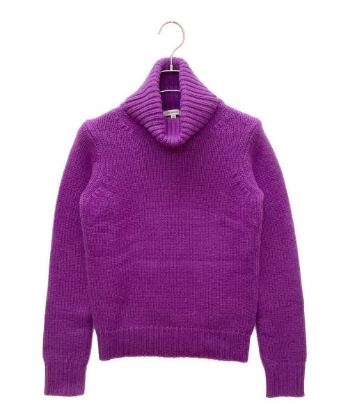 BLAMINK（ブラミンク）BLAMINK (ブラミンク) 7913-106-0069　厚手ニット パープル サイズ:36の古着・服飾アイテム