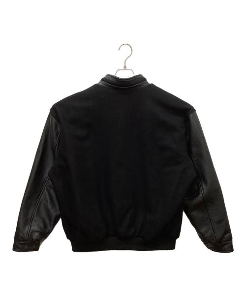 NORTH END（ノースエンド）NORTH END (ノースエンド) 袖レザースタジャン ブラック サイズ:XLの古着・服飾アイテム