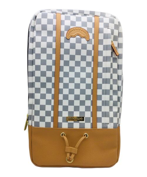 SPRAYGROUND（スプレーグランド）SPRAYGROUND (スプレーグランド) リュック グレー×ベージュ 未使用品の古着・服飾アイテム