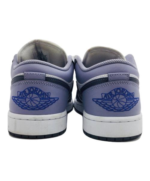 NIKE（ナイキ）NIKE (ナイキ) Air Jordan 1 Low ホワイト×ネイビー サイズ:US9、UK8、EUR42.5、cm27、BR40.5、CN270の古着・服飾アイテム
