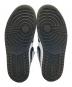中古・古着 NIKE (ナイキ) Air Jordan 1 Low ホワイト×ネイビー サイズ:US9、UK8、EUR42.5、cm27、BR40.5、CN270：7000円