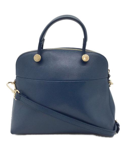 FURLA（フルラ）FURLA (フルラ) 2WAYショルダーバッグ ブルーの古着・服飾アイテム