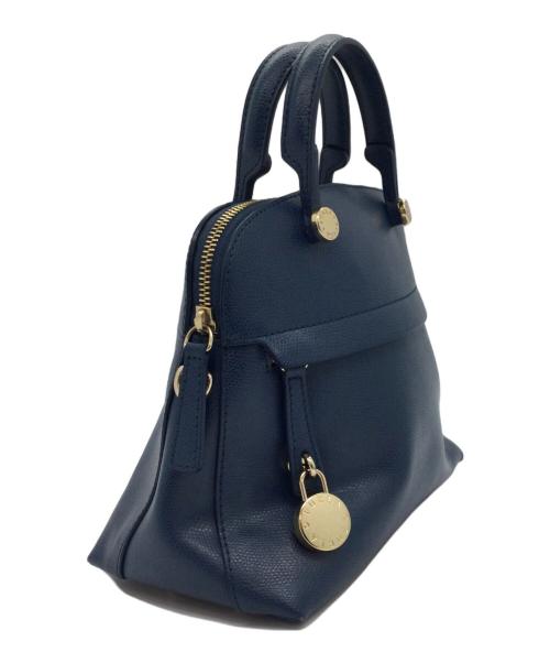 FURLA（フルラ）FURLA (フルラ) 2WAYショルダーバッグ ブルーの古着・服飾アイテム