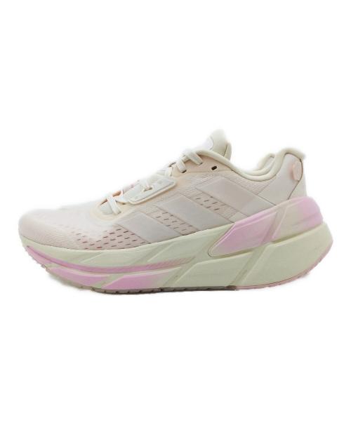 adidas（アディダス）adidas (アディダス) Adistar CS 2 ホワイト×ピンク サイズ:US9、UK8 1/2、FR42 2/3、JP270、CHN265 未使用品の古着・服飾アイテム