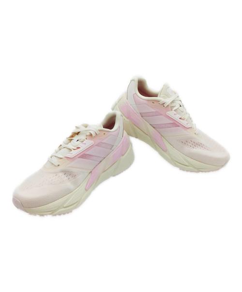 adidas（アディダス）adidas (アディダス) Adistar CS 2 ホワイト×ピンク サイズ:US9、UK8 1/2、FR42 2/3、JP270、CHN265 未使用品の古着・服飾アイテム