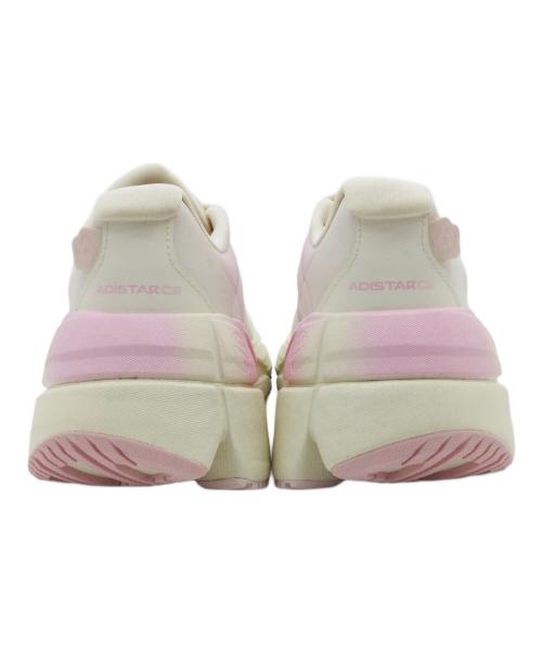 adidas（アディダス）adidas (アディダス) Adistar CS 2 ホワイト×ピンク サイズ:US9、UK8 1/2、FR42 2/3、JP270、CHN265 未使用品の古着・服飾アイテム