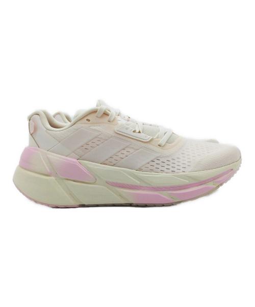 adidas（アディダス）adidas (アディダス) Adistar CS 2 ホワイト×ピンク サイズ:US9、UK8 1/2、FR42 2/3、JP270、CHN265 未使用品の古着・服飾アイテム