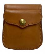 KC's LEATHER CRAFTケーシーズ）の古着「2つ折り財布」｜キャメル