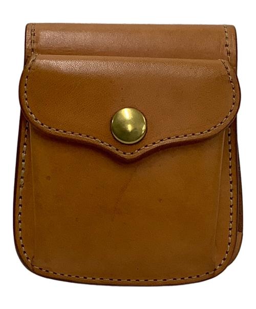 KC's LEATHER CRAFT（ケーシーズ）KC's LEATHER CRAFT (ケーシーズ) 2つ折り財布 キャメルの古着・服飾アイテム