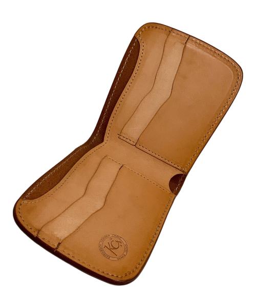 KC's LEATHER CRAFT（ケーシーズ）KC's LEATHER CRAFT (ケーシーズ) 2つ折り財布 キャメルの古着・服飾アイテム