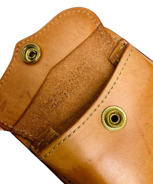KC's LEATHER CRAFT（ケーシーズ）KC's LEATHER CRAFT (ケーシーズ) 2つ折り財布 キャメルの古着・服飾アイテム
