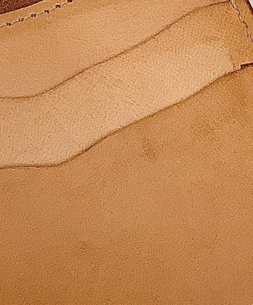 KC's LEATHER CRAFT（ケーシーズ）KC's LEATHER CRAFT (ケーシーズ) 2つ折り財布 キャメルの古着・服飾アイテム