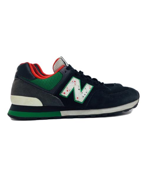 NEW BALANCE（ニューバランス）NEW BALANCE (ニューバランス) ML574 ブラック サイズ:US9.5、UK9、EU43、CM27.5の古着・服飾アイテム