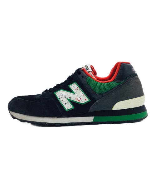 NEW BALANCE（ニューバランス）NEW BALANCE (ニューバランス) ML574 ブラック サイズ:US9.5、UK9、EU43、CM27.5の古着・服飾アイテム
