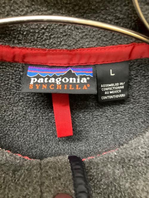 Patagonia（パタゴニア）Patagonia (パタゴニア) 25450　シンチラスナップTプルオーバー グレー サイズ:Lの古着・服飾アイテム