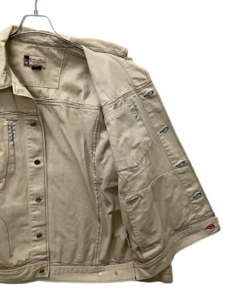 raw blue（ローブルー）raw blue (ローブルー) ワークジャケット カーキ サイズ:Lの古着・服飾アイテム