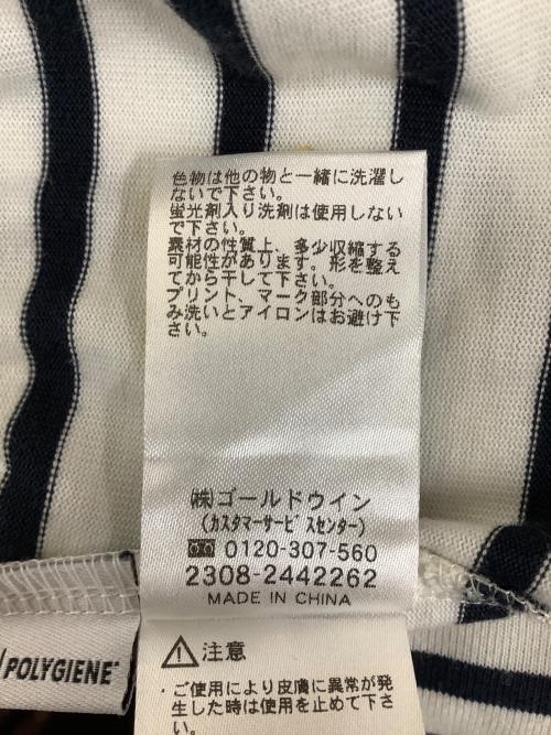 HELLY HANSEN（ヘリーハンセン）HELLY HANSEN (ヘリーハンセン) HH32416 ボーダーTシャツ ホワイト×ネイビー サイズ:Lの古着・服飾アイテム