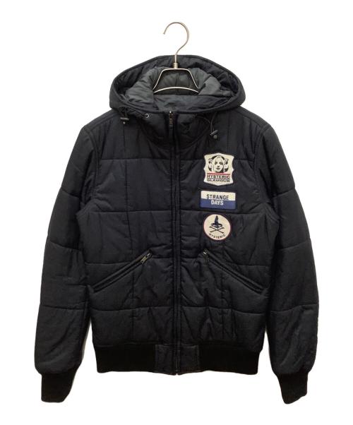 Hysteric Glamour（ヒステリックグラマー）Hysteric Glamour (ヒステリックグラマー) 0293AB03　中綿ジャケット ネイビー サイズ:Mの古着・服飾アイテム