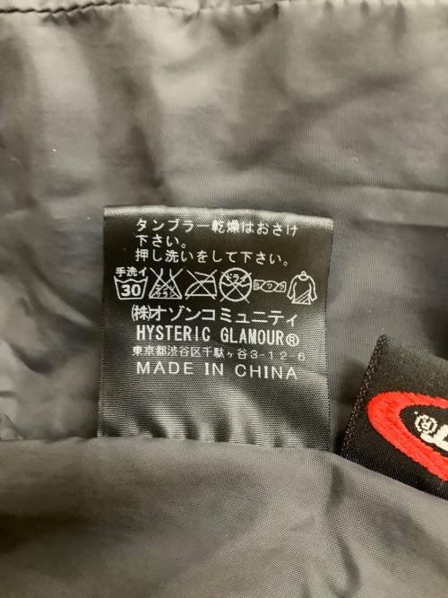 Hysteric Glamour（ヒステリックグラマー）Hysteric Glamour (ヒステリックグラマー) 0293AB03　中綿ジャケット ネイビー サイズ:Mの古着・服飾アイテム