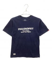 WTAPS（ダブルタップス）の古着「半袖カットソー」｜ネイビー