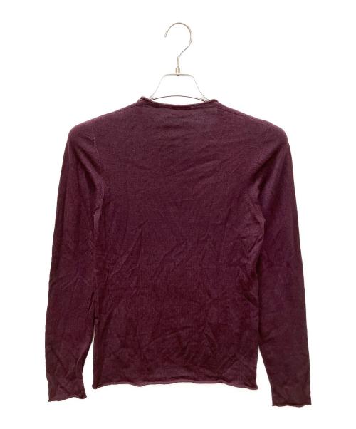 Cruciani（クルチアーニ）Cruciani (クルチアーニ) 薄手ニット ボルドー サイズ:品質ﾀｸﾞ無い為不明の古着・服飾アイテム