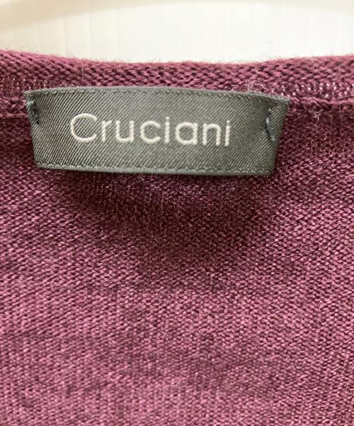 Cruciani（クルチアーニ）Cruciani (クルチアーニ) 薄手ニット ボルドー サイズ:品質ﾀｸﾞ無い為不明の古着・服飾アイテム