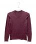 Cruciani（クルチアーニ）の古着「薄手ニット」｜ボルドー
