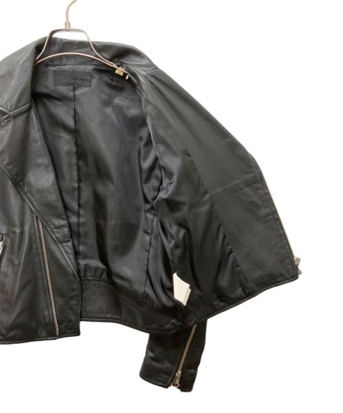 JEANASIS（ジーナシス）JEANASIS (ジーナシス) ライダースジャケット ブラック サイズ:Fの古着・服飾アイテム