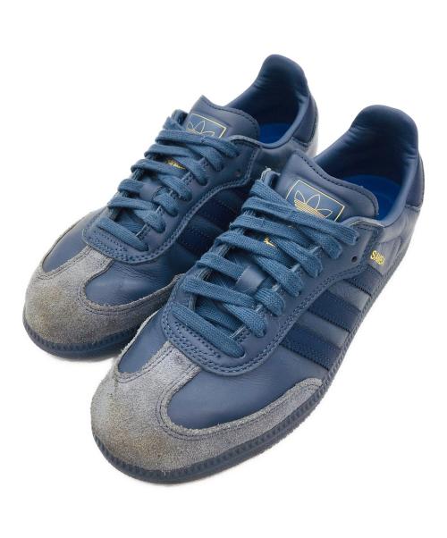 adidas（アディダス）adidas (アディダス) SAMBA ADV ブルー サイズ:US7、UK6 1/2、FR40、JP250、の古着・服飾アイテム