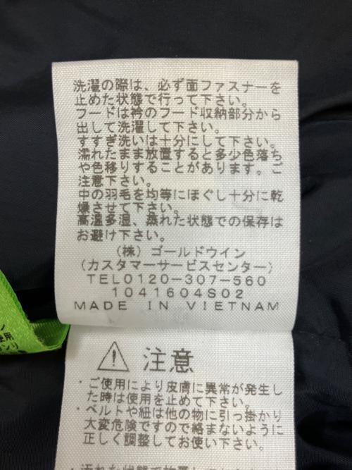 THE NORTH FACE（ザ ノース フェイス）THE NORTH FACE (ザ ノース フェイス) ND91841　ダウンジャケット ブラック サイズ:XXLの古着・服飾アイテム