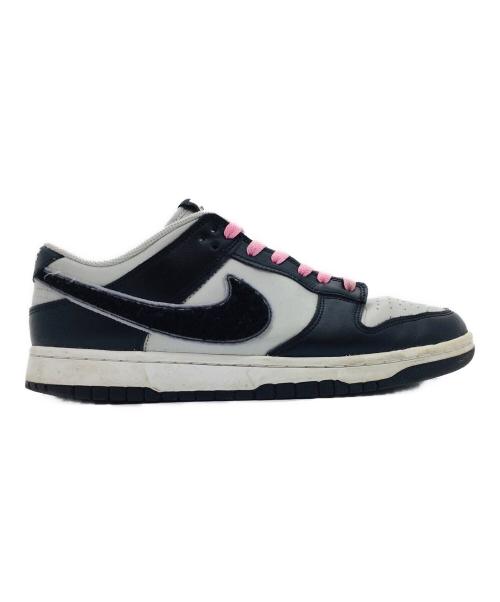 NIKE（ナイキ）NIKE (ナイキ) Dunk Low Retro Chenille Swoosh ホワイト×ブラック サイズ:US9.5、UK8.5、EUR43、cm27.5、BR41、CN275（2.5）の古着・服飾アイテム