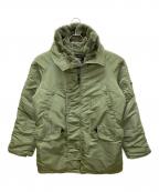 ALPHAアルファ）の古着「20024-21　N-3Bフライトジャケット」｜カーキ