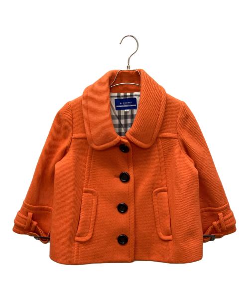 BURBERRY BLUE LABEL（バーバリーロンドンブルーレーベル）BURBERRY BLUE LABEL (バーバリーロンドンブルーレーベル) ショートコート オレンジ サイズ:38の古着・服飾アイテム