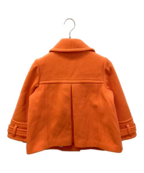 BURBERRY BLUE LABEL（バーバリーロンドンブルーレーベル）BURBERRY BLUE LABEL (バーバリーロンドンブルーレーベル) ショートコート オレンジ サイズ:38の古着・服飾アイテム