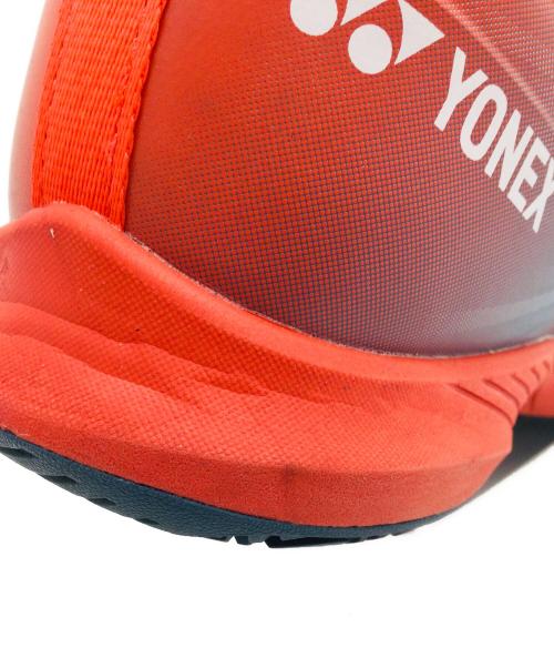 YONEX（ヨネックス）YONEX (ヨネックス) パワークッションエアラスダッシュ4 ワイド GC ブラック×オレンジ サイズ:CHN250(3.0)、CM25.0、EUR39.5、UK6 1/2、US M7、US W8 1/2の古着・服飾アイテム