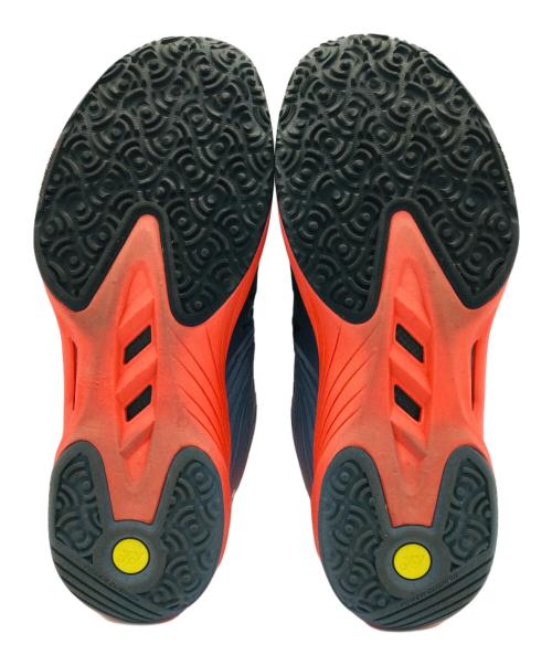 YONEX（ヨネックス）YONEX (ヨネックス) パワークッションエアラスダッシュ4 ワイド GC ブラック×オレンジ サイズ:CHN250(3.0)、CM25.0、EUR39.5、UK6 1/2、US M7、US W8 1/2の古着・服飾アイテム