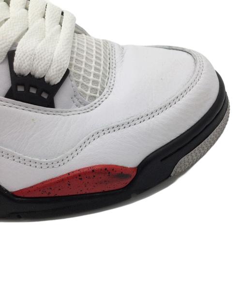 NIKE（ナイキ）NIKE (ナイキ) ハイカットスニーカー ホワイト×レッド サイズ:US9、UK8、EUR42.5、CN270(2.5)の古着・服飾アイテム