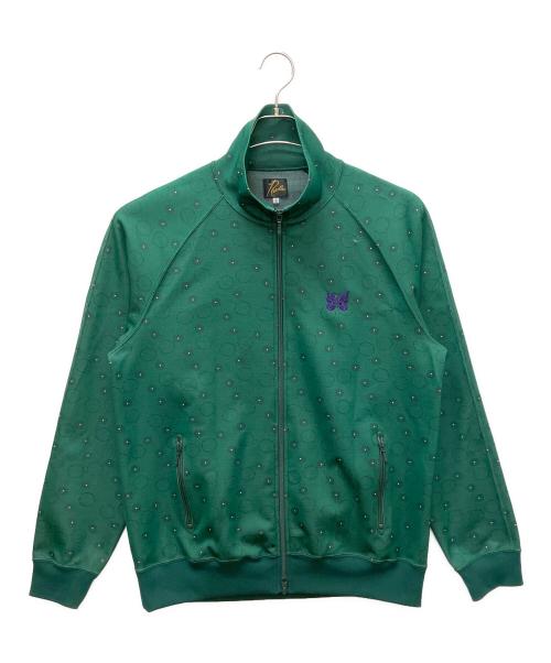 Needles（ニードルズ）Needles (ニードルズ) LQ224　Track Jacket Poly Jq/トラックジャケット グリーン サイズ:Lの古着・服飾アイテム