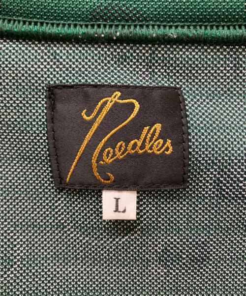 Needles（ニードルズ）Needles (ニードルズ) LQ224　Track Jacket Poly Jq/トラックジャケット グリーン サイズ:Lの古着・服飾アイテム