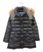 BURBERRY BLUE LABELバーバリーロンドンブルーレーベル）の古着「E1A09-471-09 ボアジャケット」｜ブラック