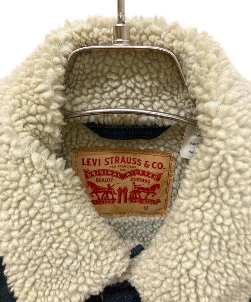 LEVI'S（リーバイス）LEVI'S (リーバイス) 裏ボアデニムジャケット ネイビー サイズ:Mの古着・服飾アイテム