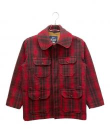 WOOLRICH（ウールリッチ）の古着「ハンティングジャケット」｜ブラック×レッド