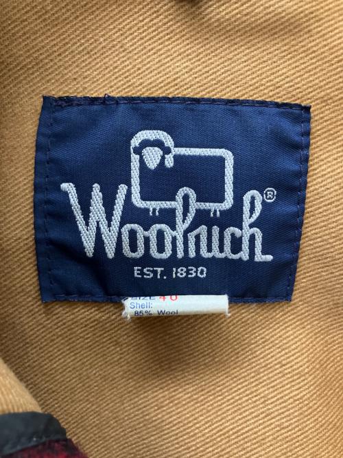 WOOLRICH（ウールリッチ）WOOLRICH (ウールリッチ) ハンティングジャケット ブラック×レッド サイズ:40の古着・服飾アイテム